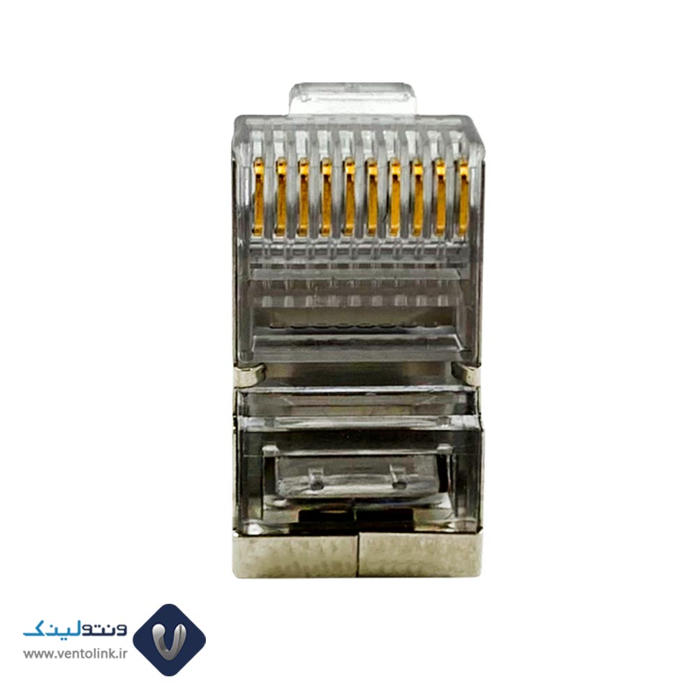 سوکت شبکه ونتولینک RJ48 SFTP مدل 10 پین